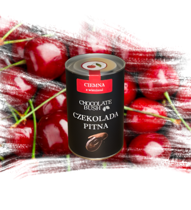 Czekolada do picia gorzka z wiśniami