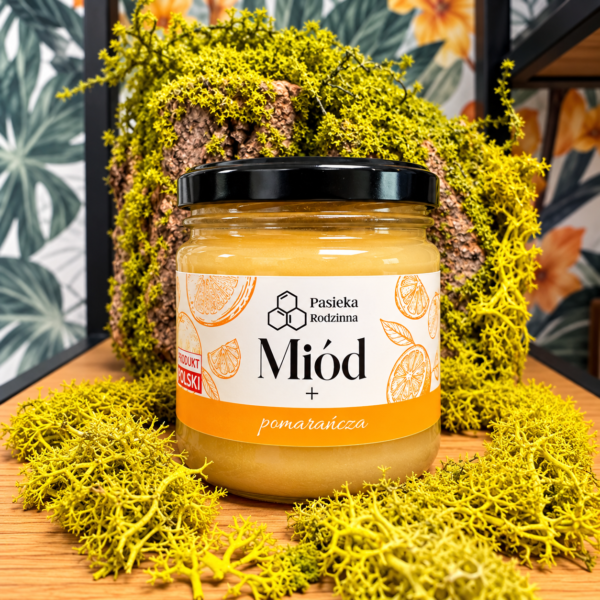 Miód z pomarańczą 240g