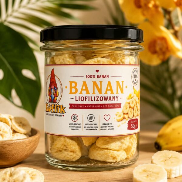 Banan Liofilizowany