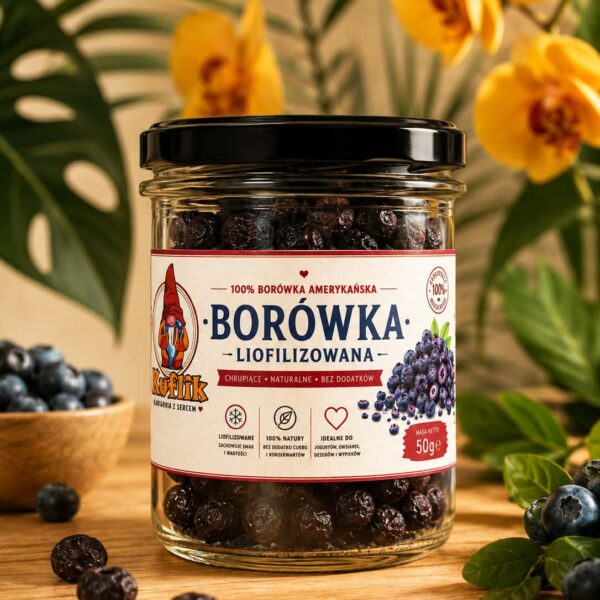 Borówka liofilizowana
