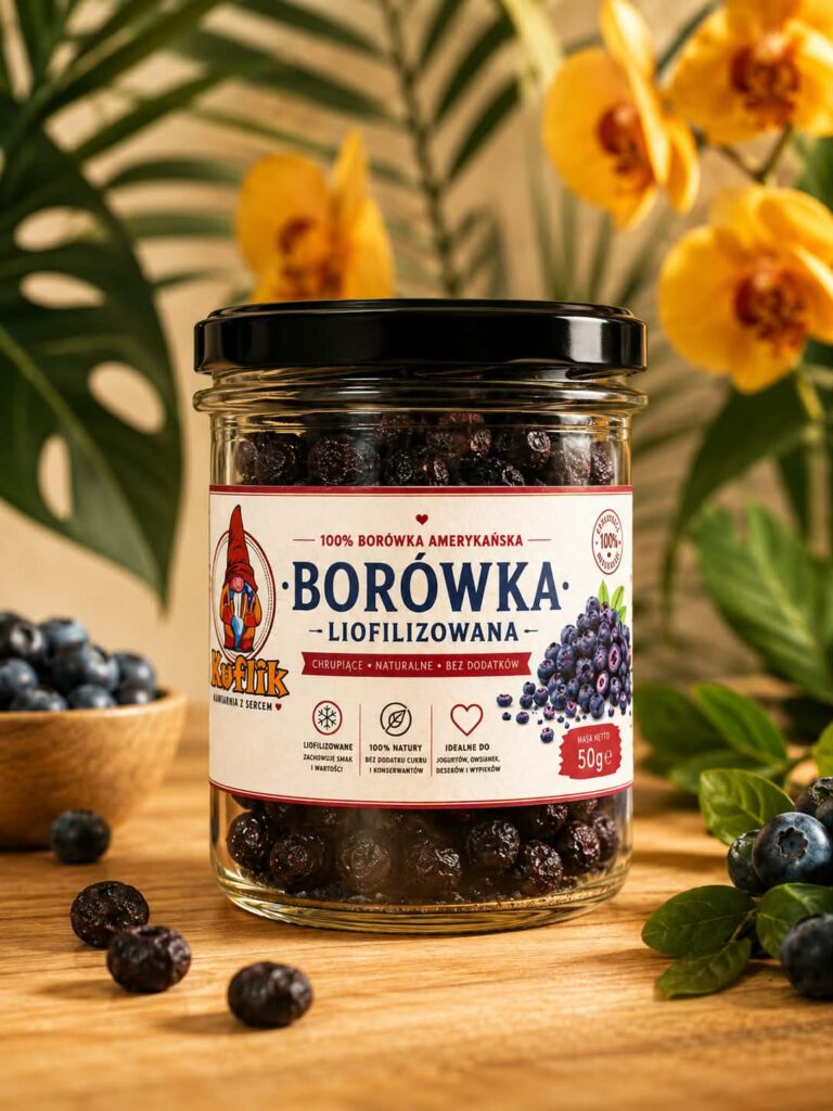 Borówka liofilizowana