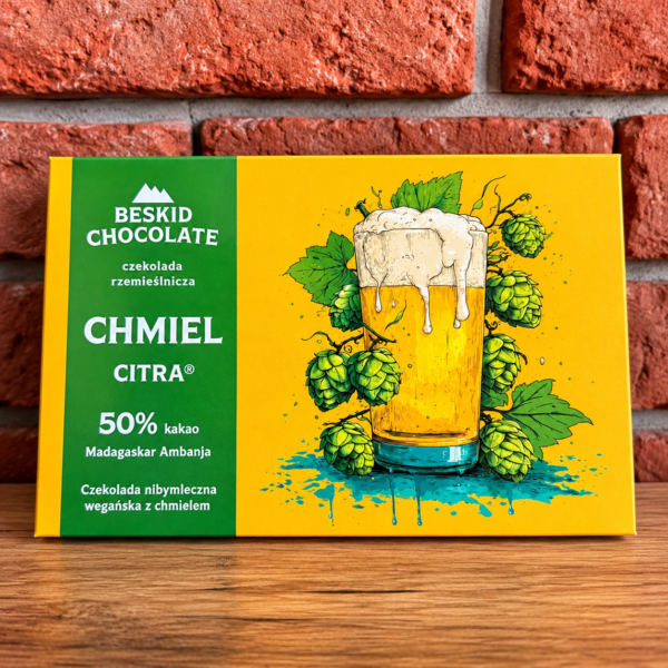 Czekolada nibymleczna 50% z chmielem CITRA